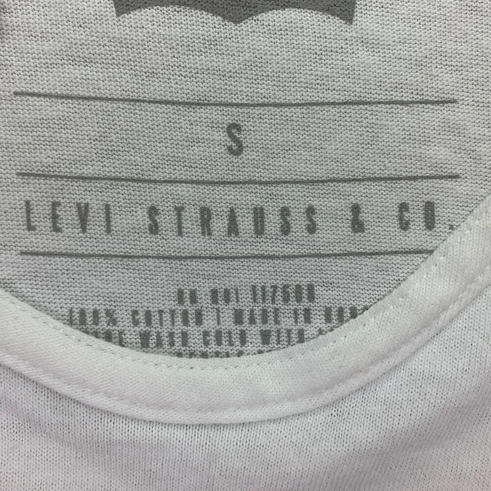 Levi's Mens Bocay Ocean Slim Fit Tank Top T-Shirt White S